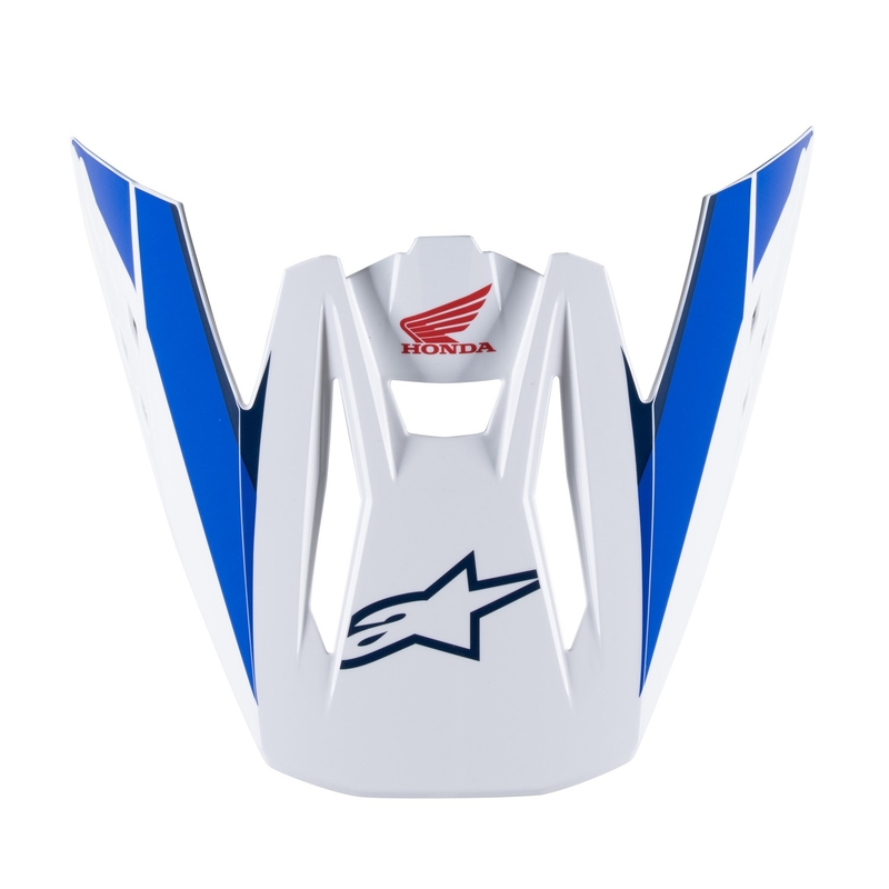 Alpinestars S-M5 Honda Helmvisier Kollektion weiß-blau-rot
