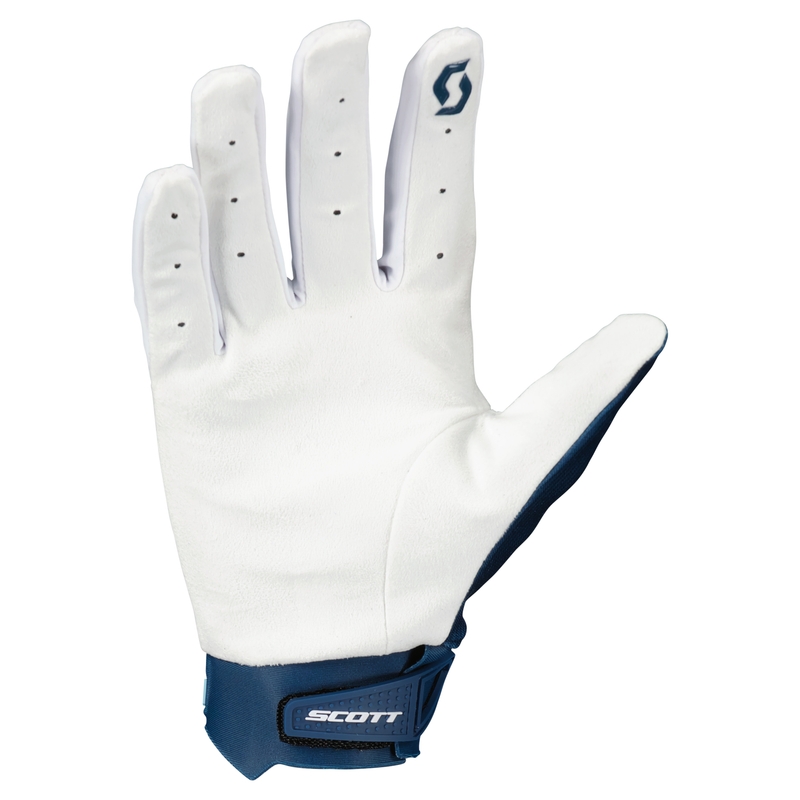 Motocross-Handschuhe SCOTT EVO DIRT rot und weiß