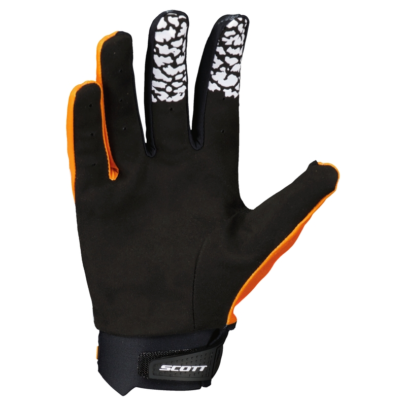 Kinder Motocross-Handschuhe SCOTT EVO TRACK schwarz-orange
