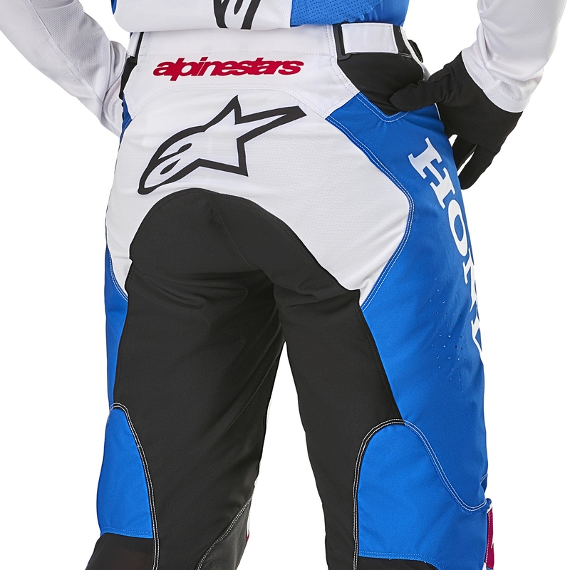 Alpinestars Racer Iconic Honda Kollektion Motocrosshose weiß-blau-rot-schwarz