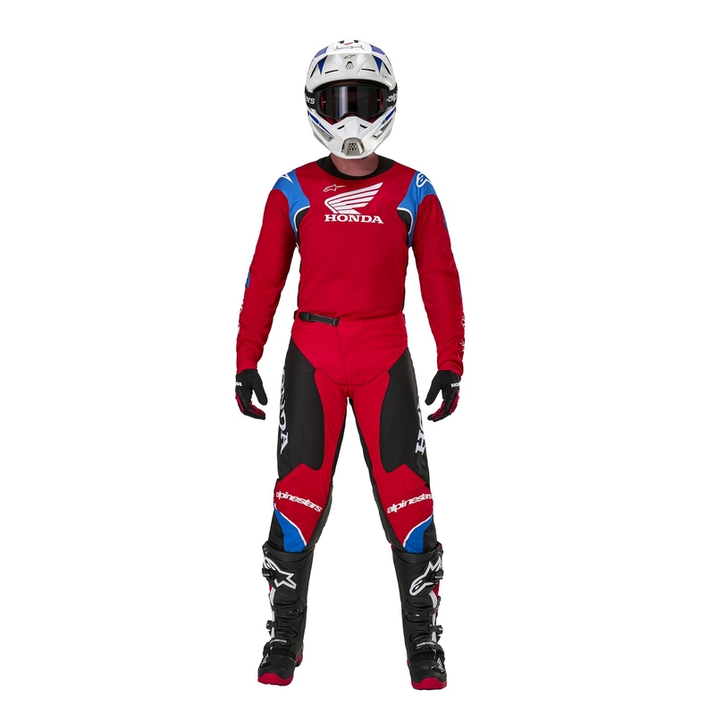 Alpinestars Racer Iconic Honda Motocross Hose Kollektion Rot-Schwarz-Blau-Weiß
