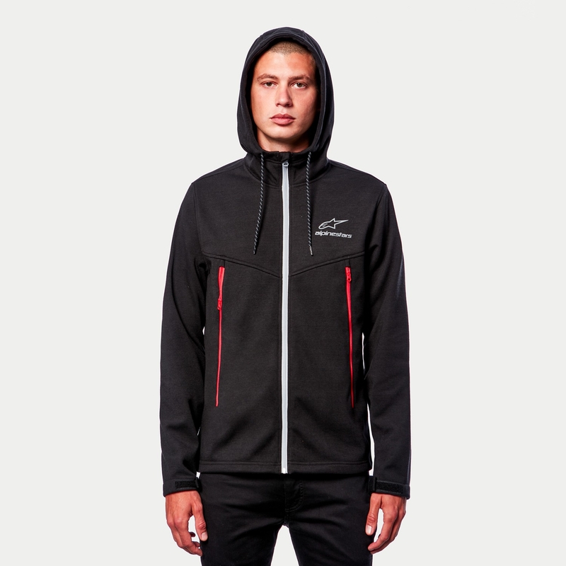 Alpinestars Gorge Jacke schwarz und rot