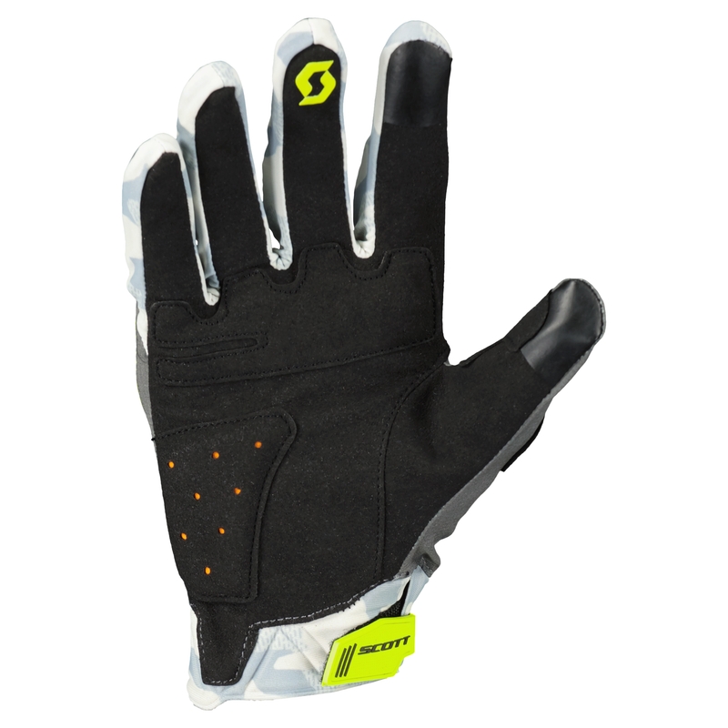 Motorradhandschuhe SCOTT X-PLORE D3O grau-gelb