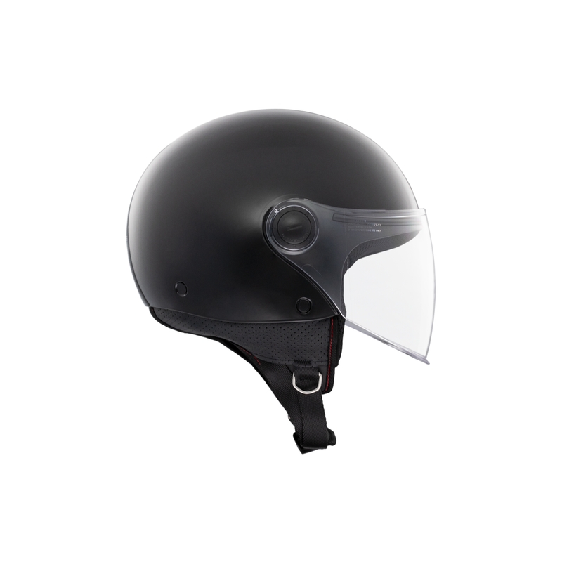 Offener Motorradhelm MT Street S, glänzend schwarz