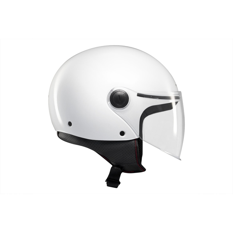 Offener Motorradhelm MT Street S, glänzend weiß