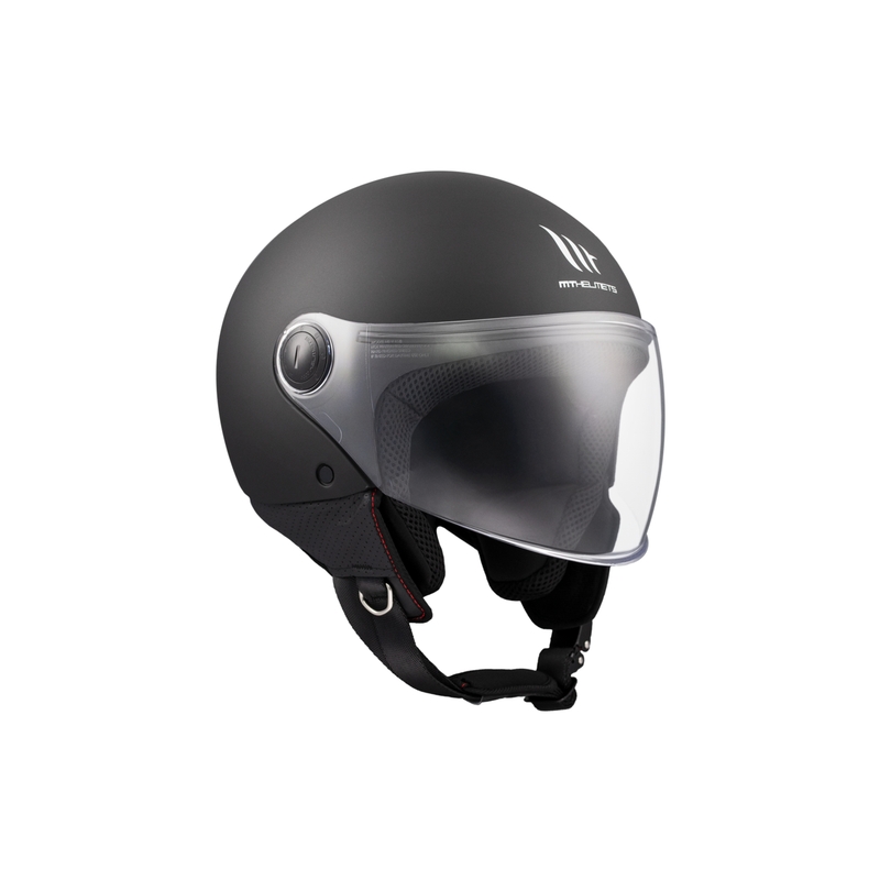 MT Street S offener Motorradhelm mattschwarz
