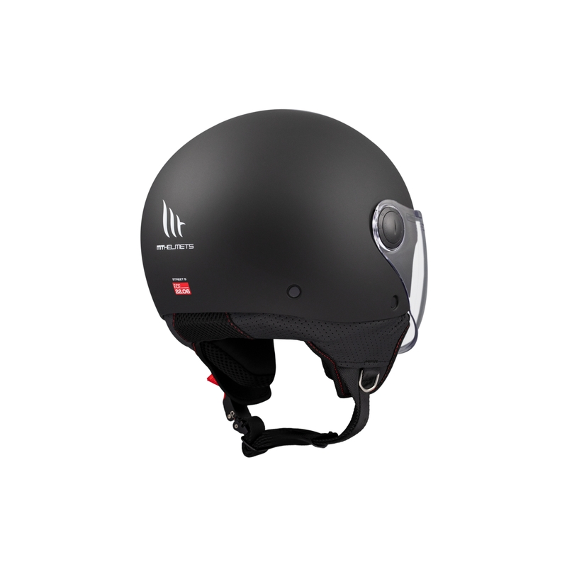 MT Street S offener Motorradhelm mattschwarz
