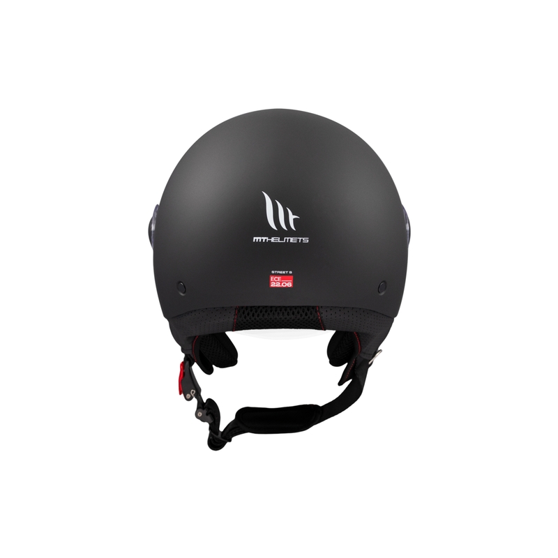 MT Street S offener Motorradhelm mattschwarz