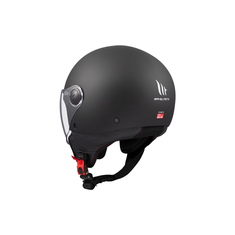 MT Street S offener Motorradhelm mattschwarz
