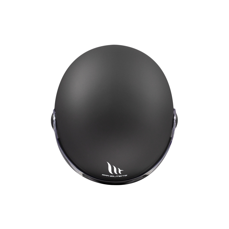 MT Street S offener Motorradhelm mattschwarz