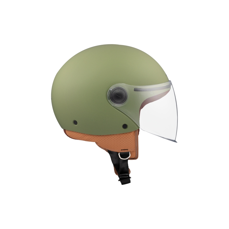 Offener Motorradhelm MT Street S mattgrün