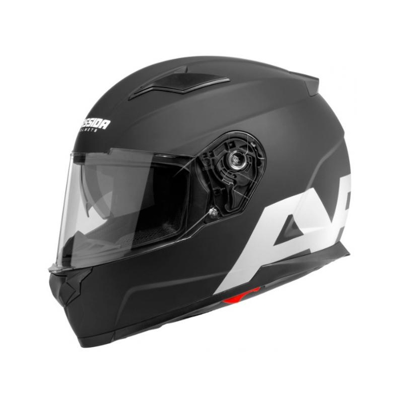Cassida Apex Vision Motorradhelm schwarz matt reflektierend grau