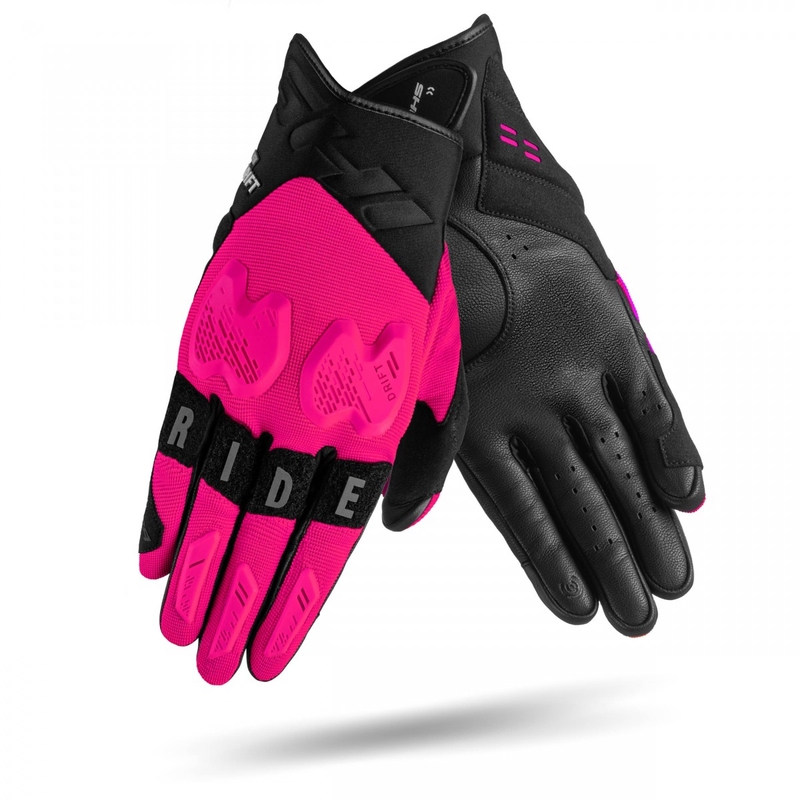Damen Motorradhandschuhe Shima Drift rosa-schwarz
