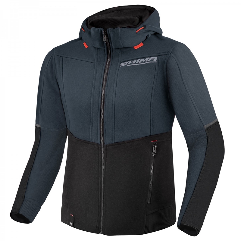 Damen Motorrad Sweatshirt Shima Daybreaker grau-schwarz