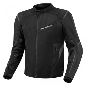 Shima Rush Vent 2.0 Motorradjacke schwarz