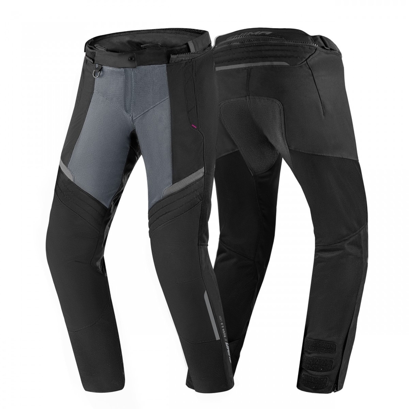 Damen Motorradhose Shima Rush Vented 2.0 schwarz-grau
