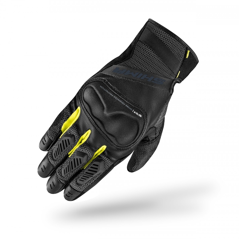 Shima Hero Motorradhandschuhe schwarz-fluogelb
