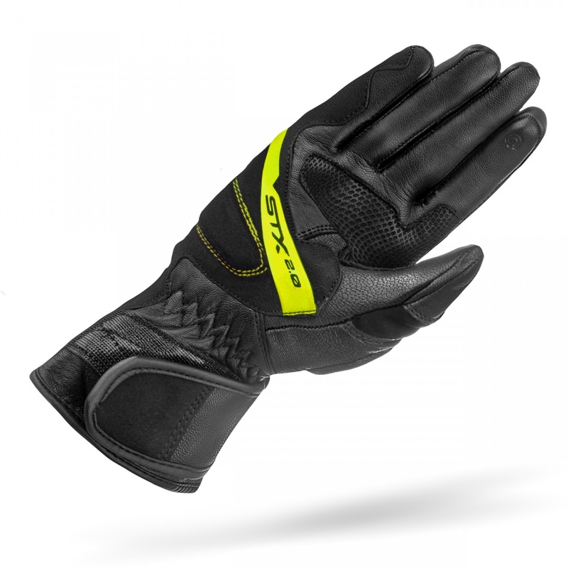 Shima STX 2.0 Motorradhandschuhe schwarz-fluo gelb