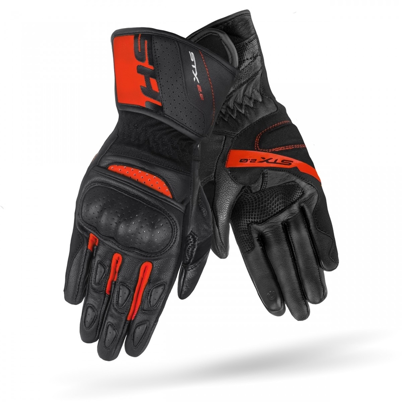 Shima STX 2.0 Motorradhandschuhe schwarz-rot