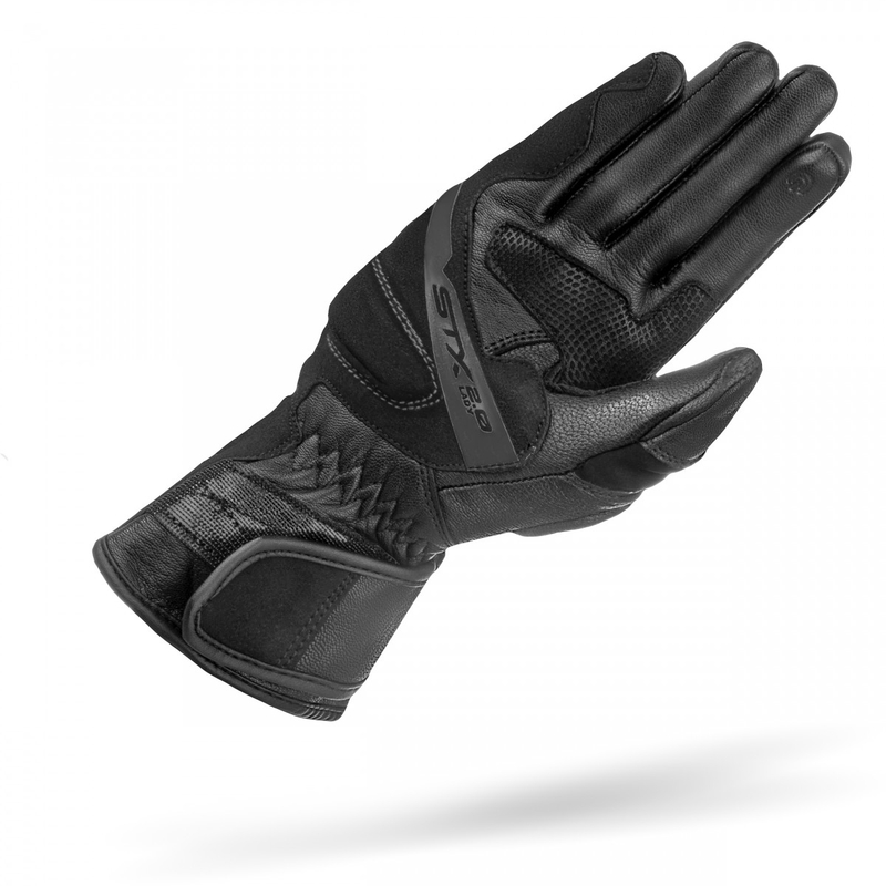Damen-Motorradhandschuhe Shima STX 2.0 schwarz