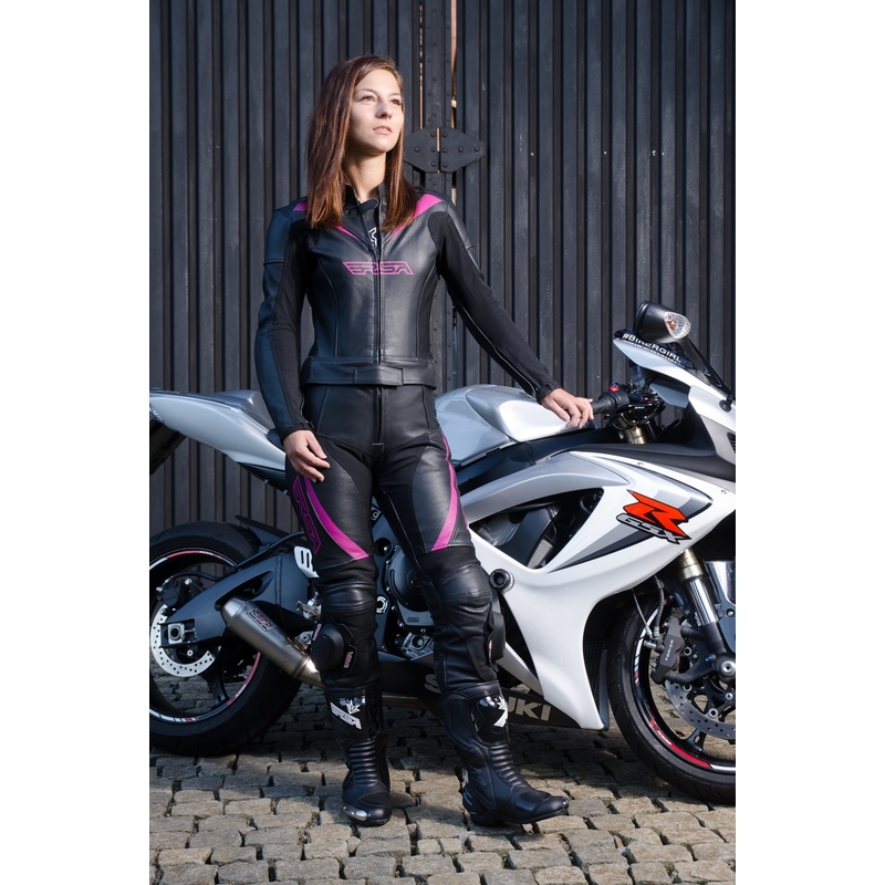Damen RSA Destiny 2 Schwarz und Rosa Motorradhosen Ausverkauf