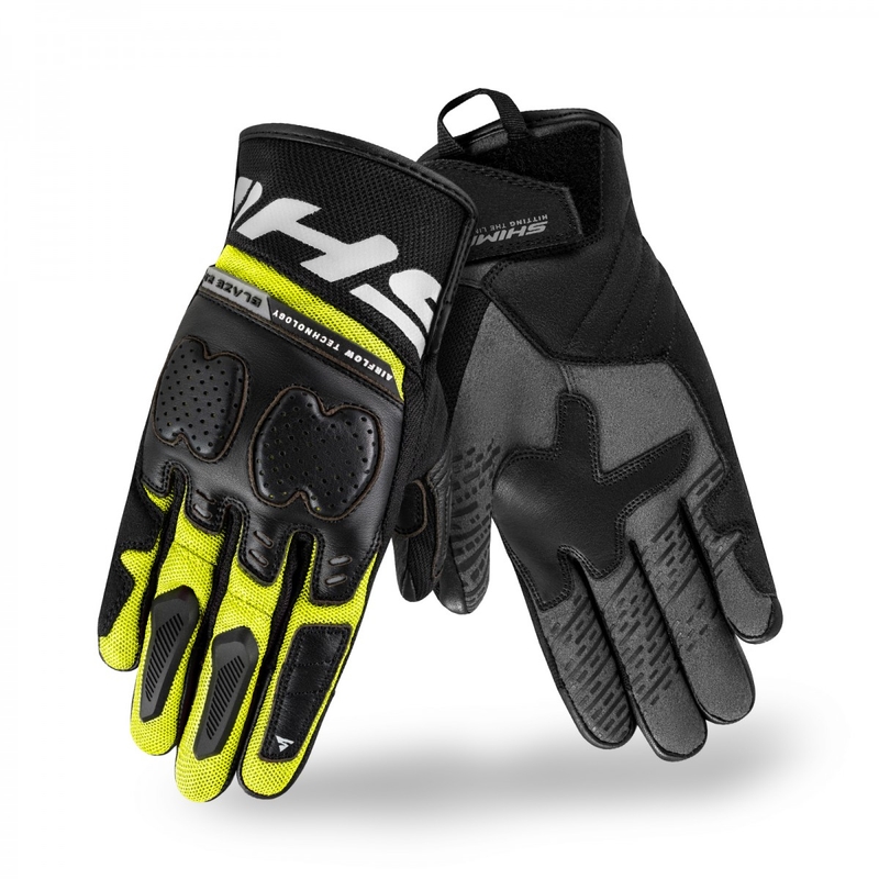 Shima Blaze 2.0 Motorradhandschuhe schwarz-fluo gelb