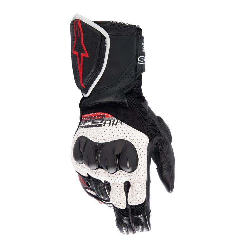 Alpinestars SP-8 Air Motorradhandschuhe weiß-schwarz-rot