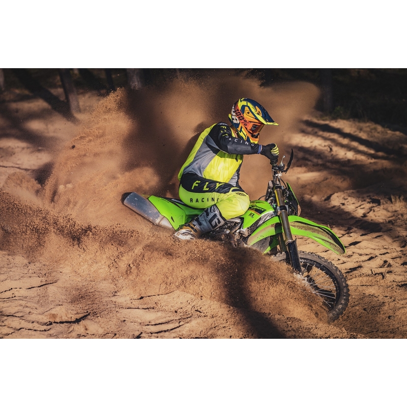 Motocross-Helm Cassida Cross Pro 2 Contra fluo gelb-orange-blau
