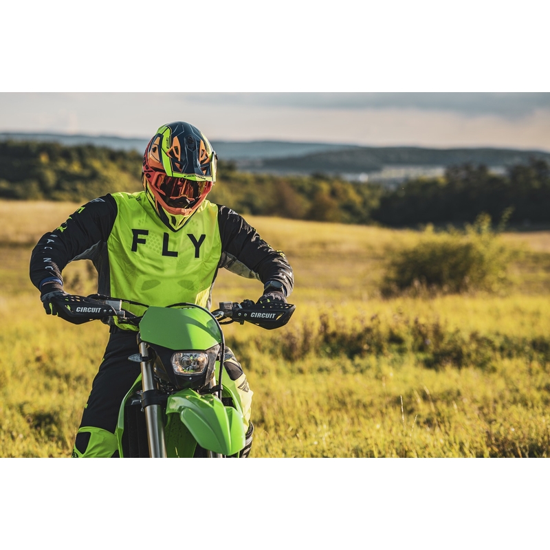 Motocross-Helm Cassida Cross Pro 2 Contra fluo gelb-orange-blau