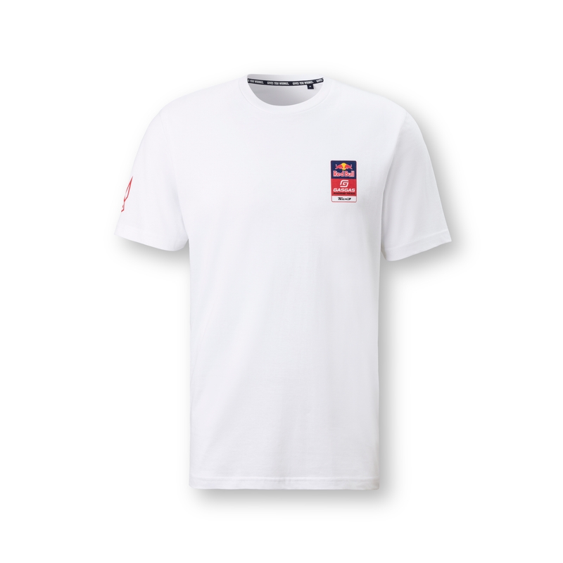 Red Bull Augusto Fernandez GasGas MotoGP-Shirt weiß