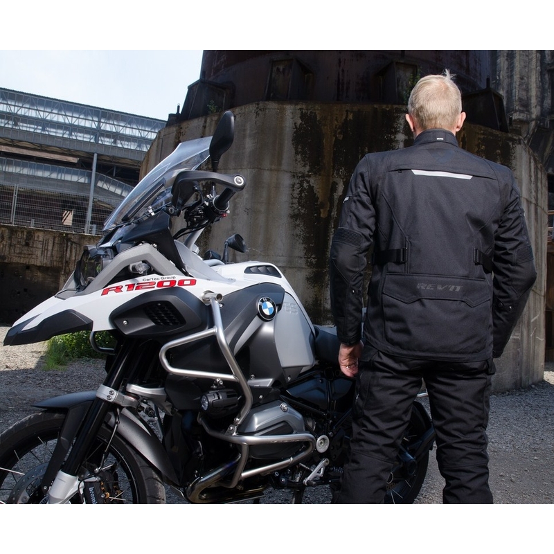 Moto Jacke Revit Outback 2 schwarz Ausverkauf