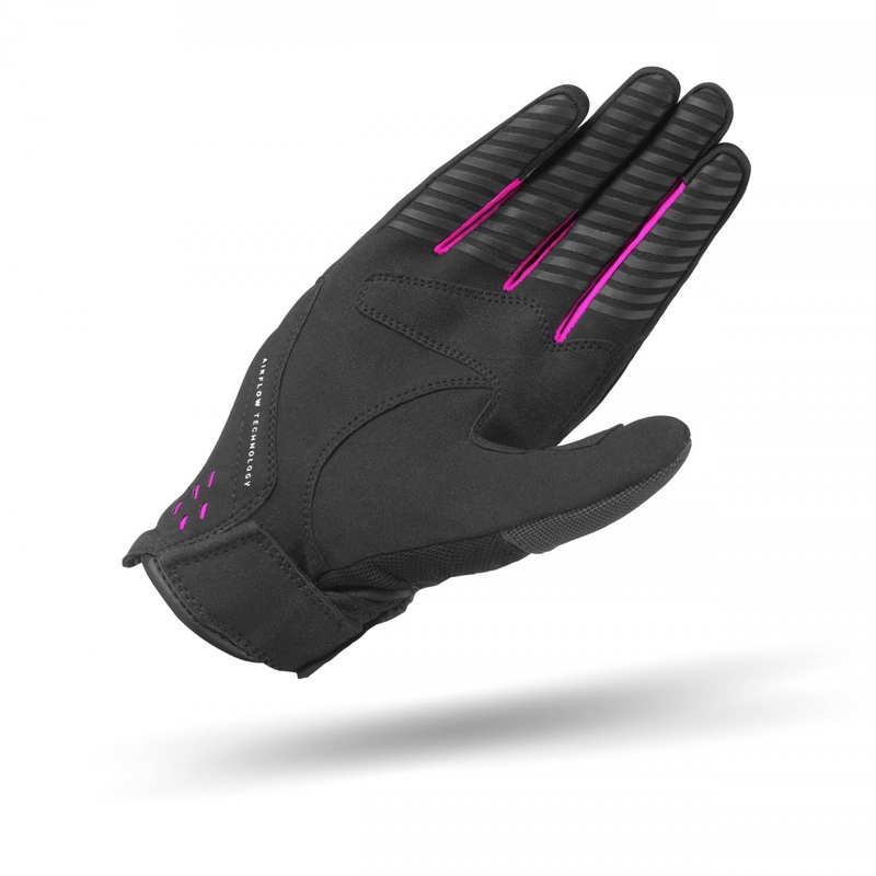 Damen-Motorradhandschuhe Shima One EVO schwarz-rosa