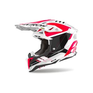 Airoh Aviator 3 Sabre 2024 Motocross-Helm, glänzendes Rot