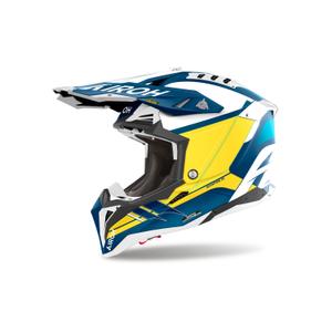 Airoh Aviator 3 Sabre 2024 Motocross-Helm Mattblau