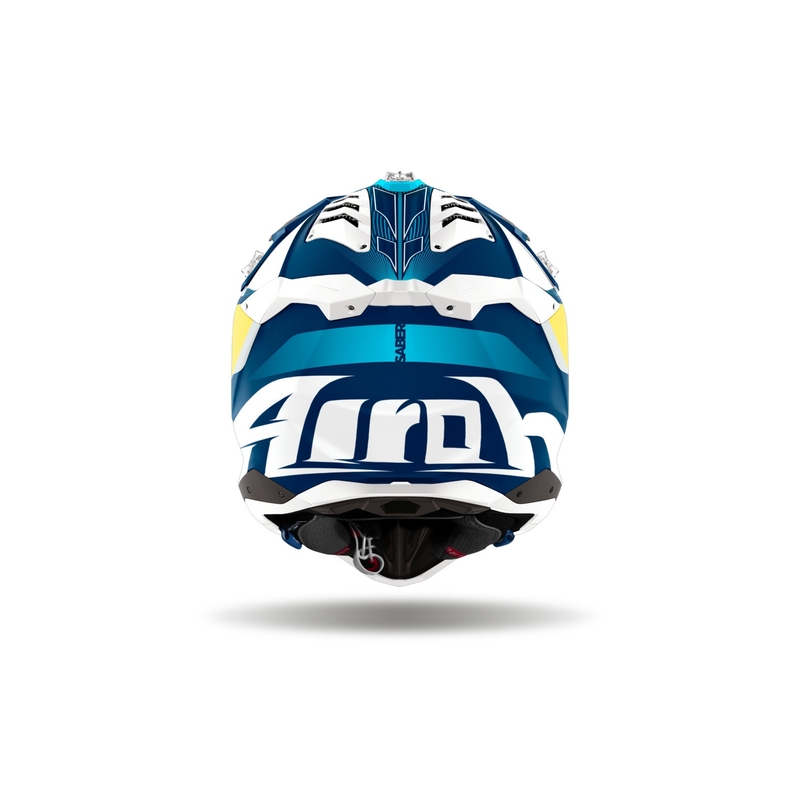 Airoh Aviator 3 Saber Motocrosshelm mattblau