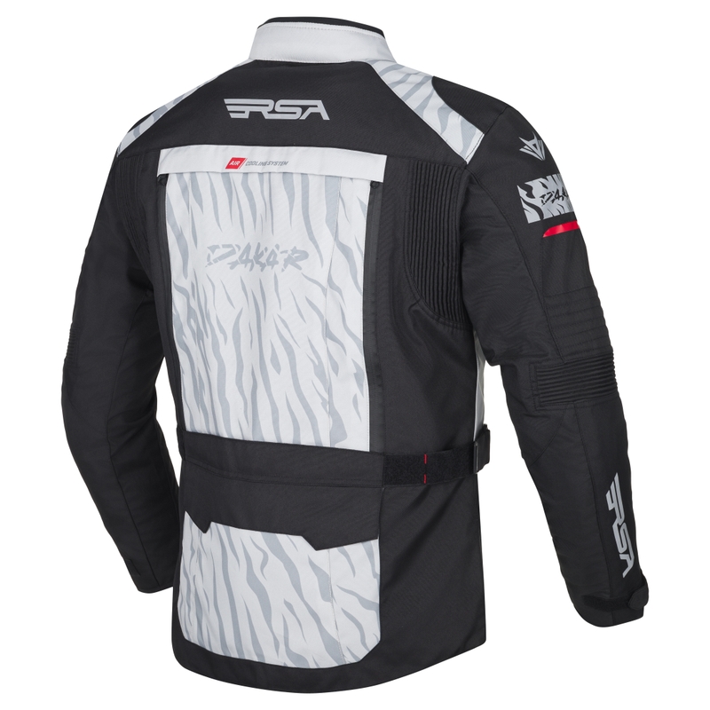 RSA Dakar 2 Motorradjacke schwarz-grau-rot
