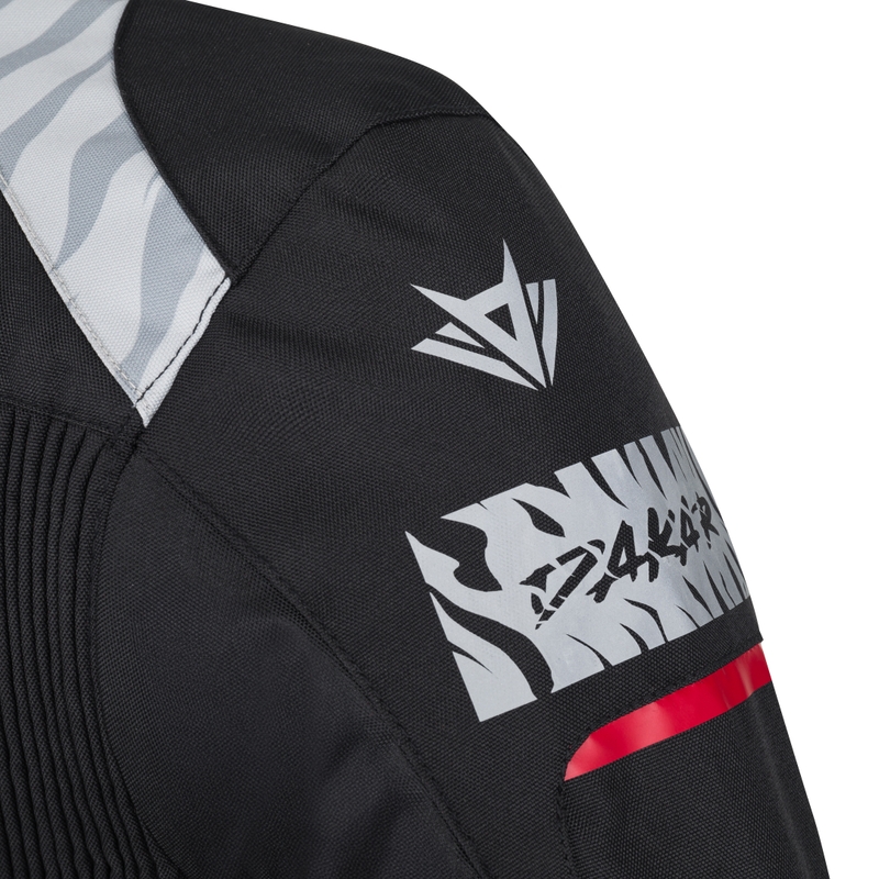RSA Dakar 2 Motorradjacke schwarz-grau-rot