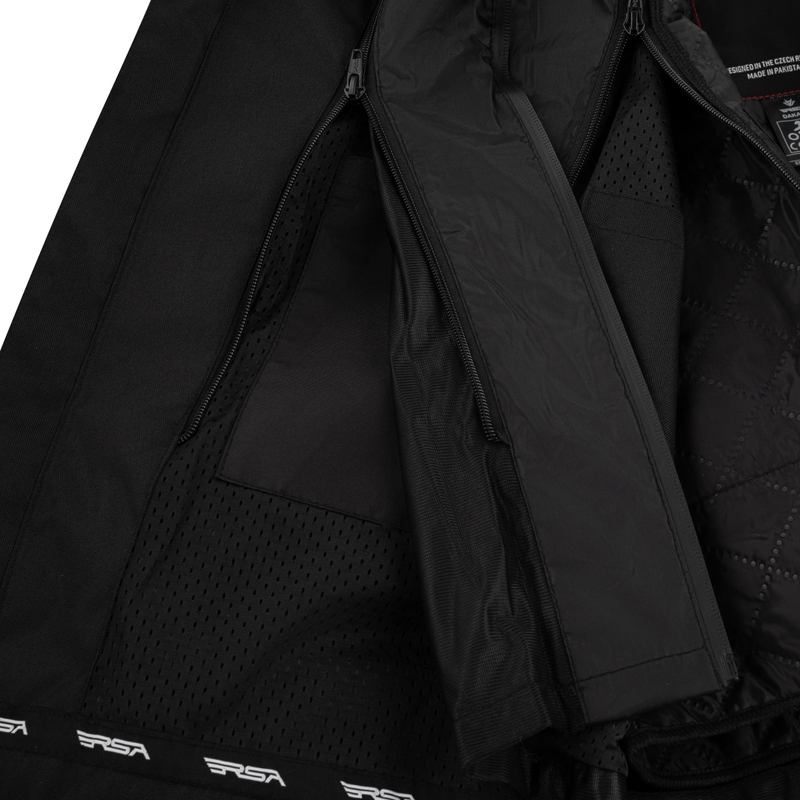 RSA Dakar 2 Motorradjacke schwarz-grau-rot