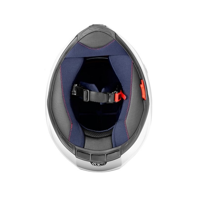 Cassida Apex Fusion Schwarz-Orange-Weiß Motorradhelm Ausverkauf