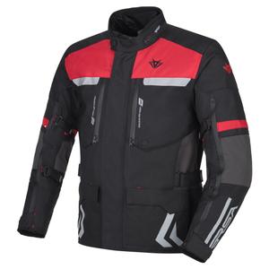 RSA Storm Motorradjacke schwarz-grau-rot