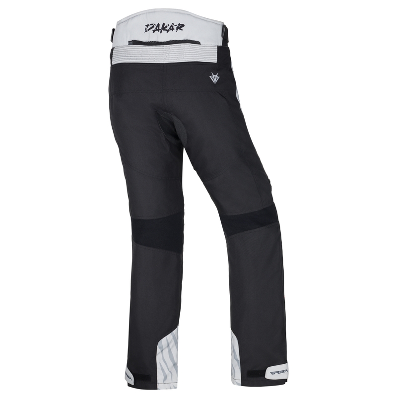 Damen-Motorradhose RSA Dakar 2 schwarz-grau