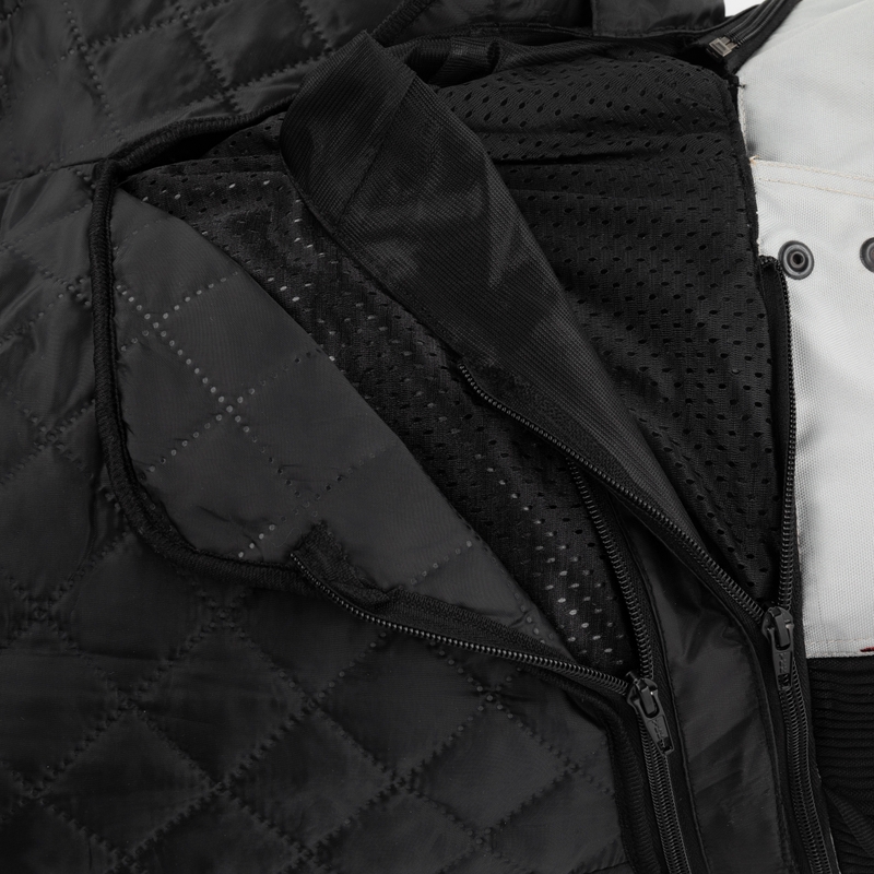 Damen-Motorradhose RSA Dakar 2 schwarz-grau