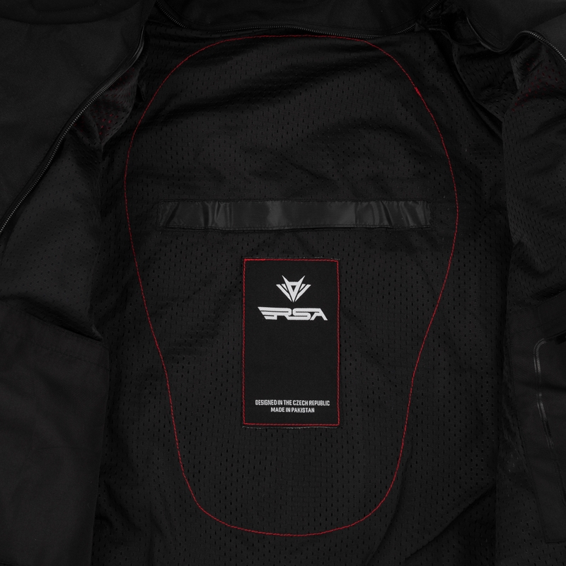 RSA Storm Motorradjacke schwarz