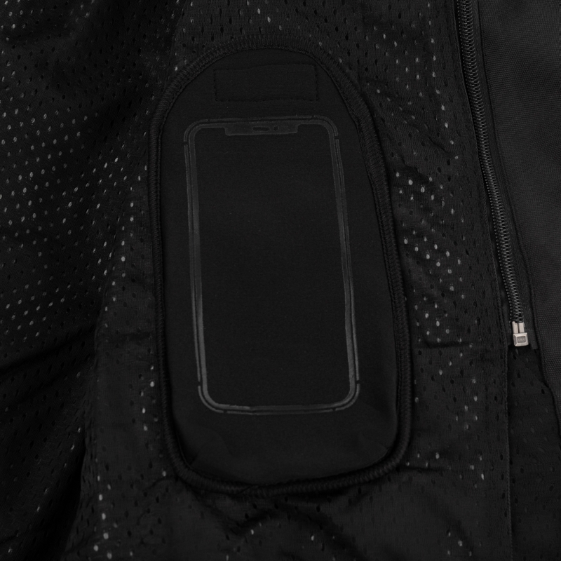 RSA Runway Motorradjacke schwarz-fluogelb
