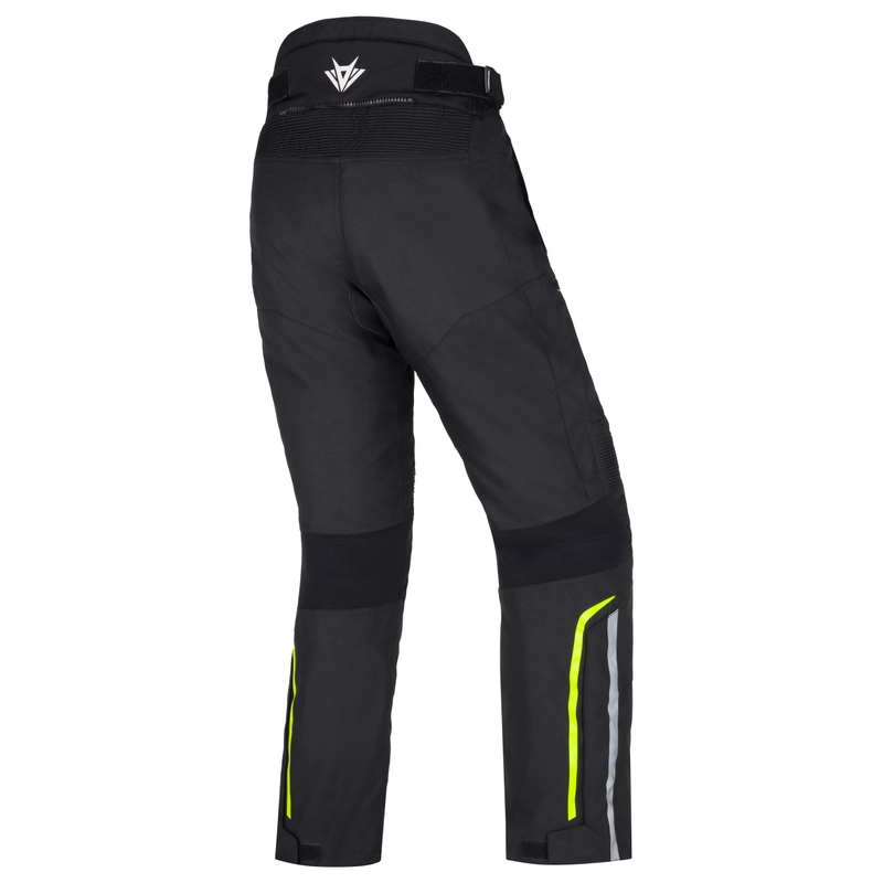 RSA Wasp Motorradhose schwarz-weiß-fluorgelb - Klasse II