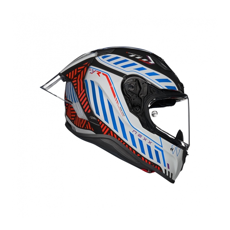 Integrierter Motorradhelm Nexx NEXX X.R3R Out Brake schwarz-weiß Ausverkauf
