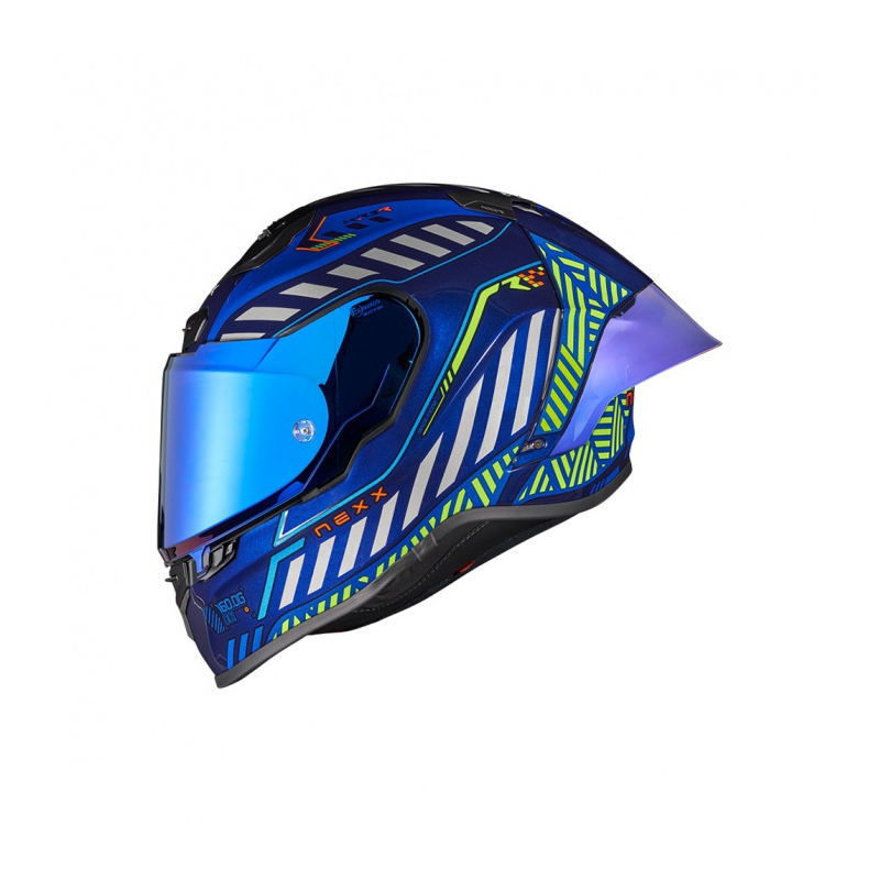 Integrierter Motorradhelm Nexx NEXX X.R3R Out Brake blau Ausverkauf