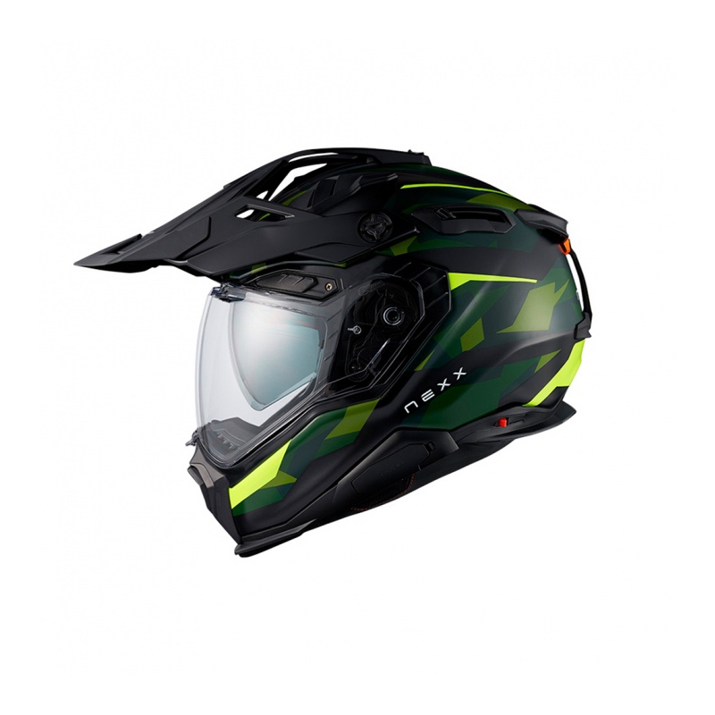 Enduro-Motorradhelm Nexx X.WED3 Trailmania fluogrün Ausverkauf