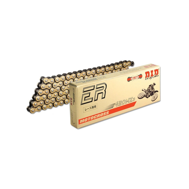 Verstärkte Kette D.I.D Chain 420NZ3 SDH 130 L golden/schwarz