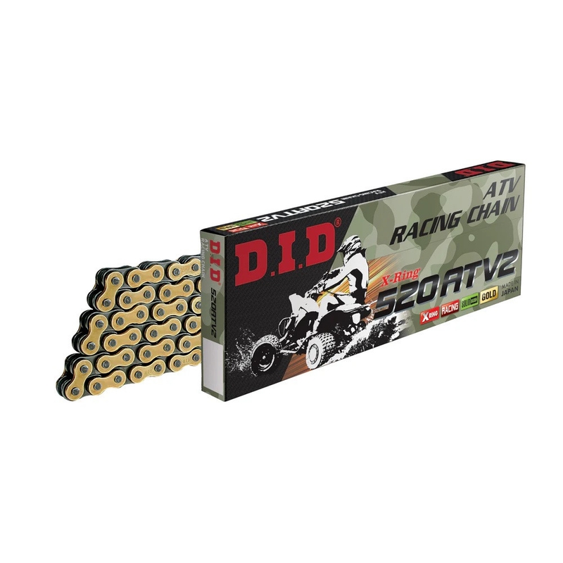 X-Ringkette für Quad D.I.D Chain 520ATV2 94 L golden/schwarz